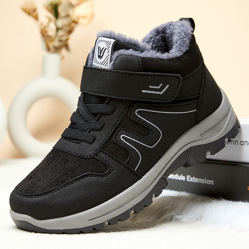 Sarah Express Women's Cotton Snow Boots With Velcro