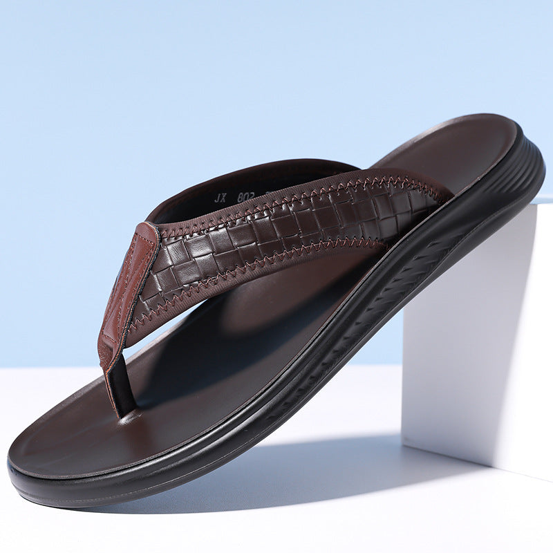 Sarah Express Men's Nonslip Beach Flip Flop Sandals