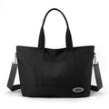 Sarah Express Large Capacity Nylon Tote Shoulder Bag Black