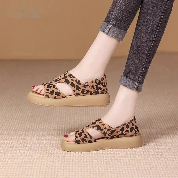 Sarah Express Flat Open-Toe Buckle Strap Sandals