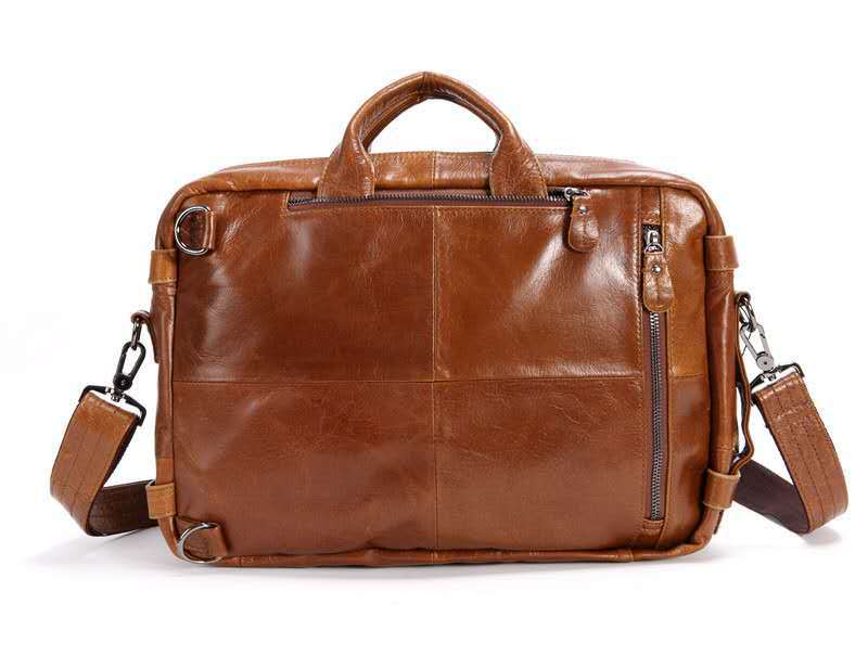 Sarah Express Multi-functional Leather Laptop Handbag