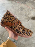 Sarah Express Leopard Print Warm Slip-On Ankle Boots Leopard Print