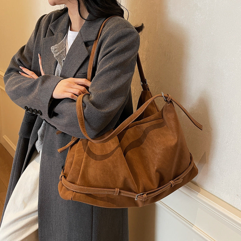 Sarah Express Minimalist Faux Leather Shoulder Messenger Bag