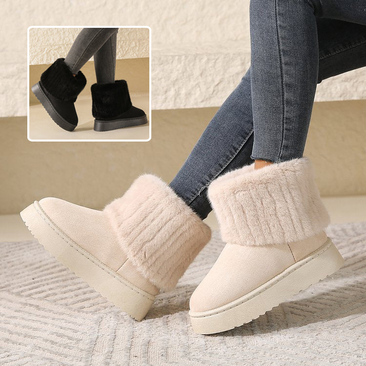 Sarah Express Plush Lined Thick Sole Winter Boots
