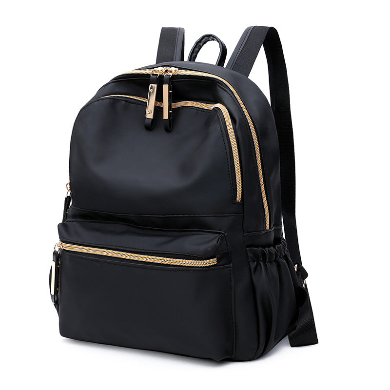 Sarah Express Waterproof Oxford Fabric Daily School Backpack Black