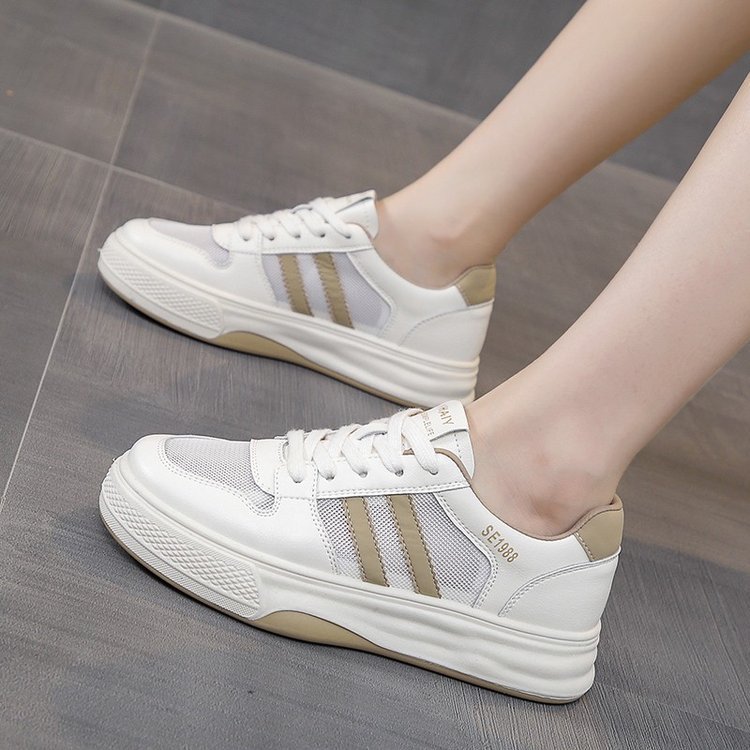 Sarah Express Women's Mesh Sequin Low-Top Sneakers