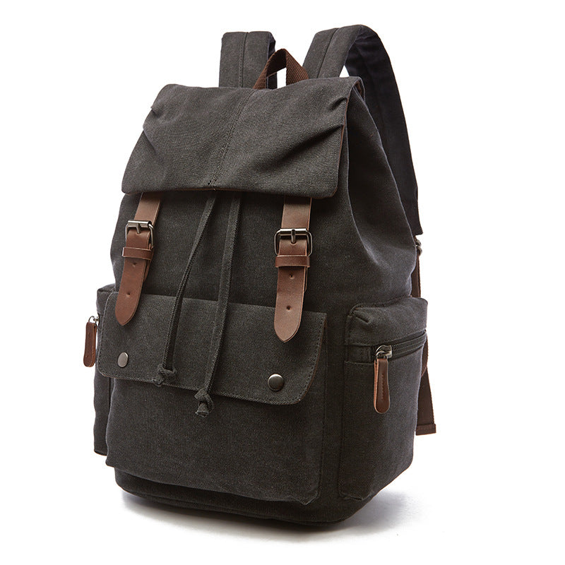 Sarah Express Canvas Urban Travel Backpack Black