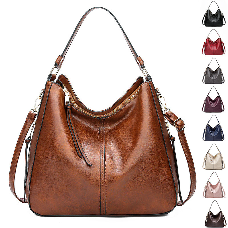 Sarah Express Structured Zipper Messenger Shoulder Bag