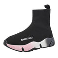 Sarah Express Women's Platform Sock Boots Pink
