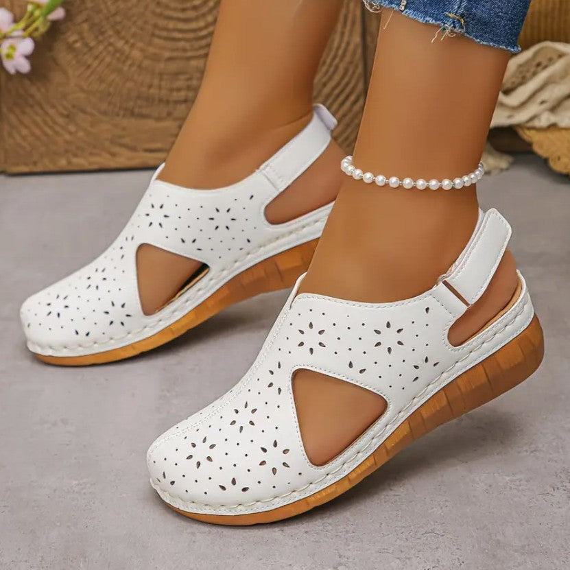 Sarah Express Breathable Open-Toe Wedge Sandals