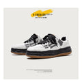 Sarah Express Retro Bone Platform Sneakers White