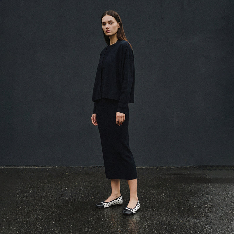 Sarah Express Split-Toe Tabi Bow Ballet Flats