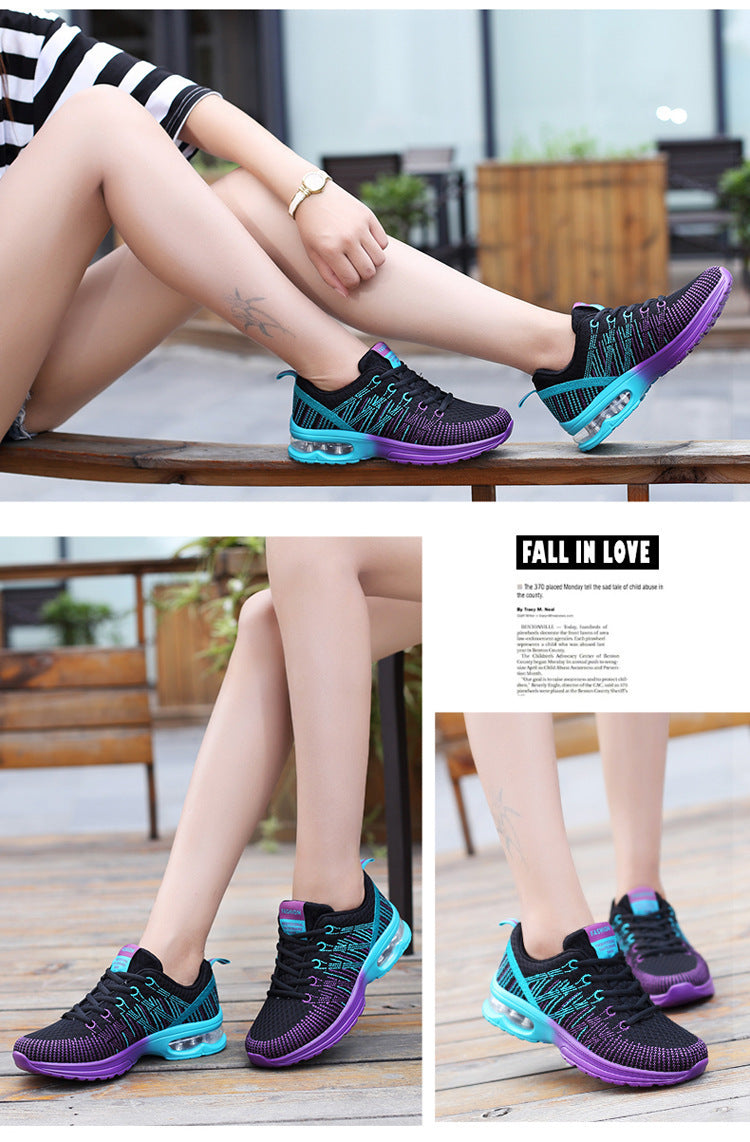 Sarah Express Women's Lightweight Lace-Up Mesh Sneakers