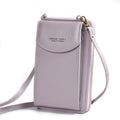 Sarah Express Compact Multi-Function Crossbody Phone Wallet Light Purple