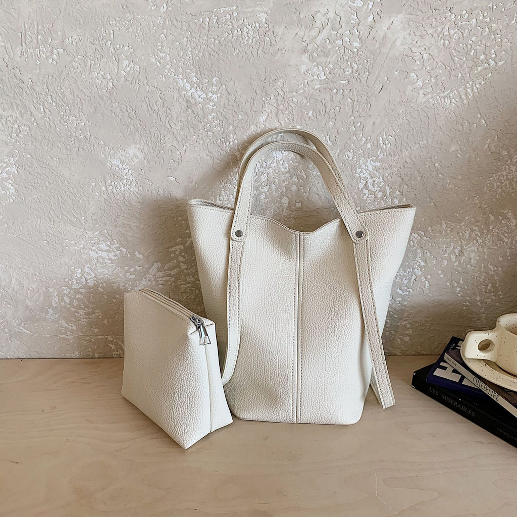 Sarah Express Minimalist Bucket Bag Set Two Piece