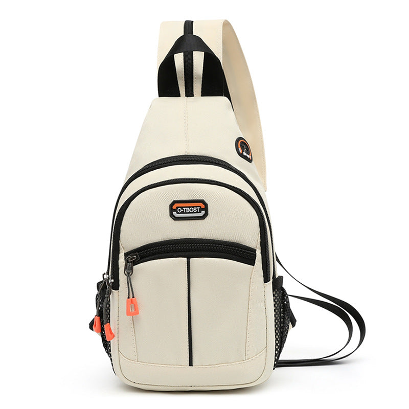 Sarah Express Multifunctional Sport Backpack Shoulder Bag White