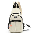Sarah Express Multifunctional Sport Backpack Shoulder Bag White