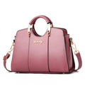Sarah Express Structured Top Handle Shoulder Bag Pink