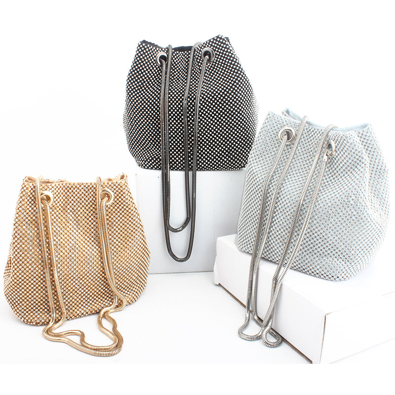Sarah Express Crystal Diamond Evening Crossbody Bag