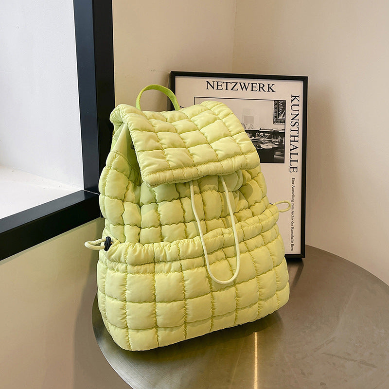 Sarah Express Quilted Padded Lightweight Travel Backpack
