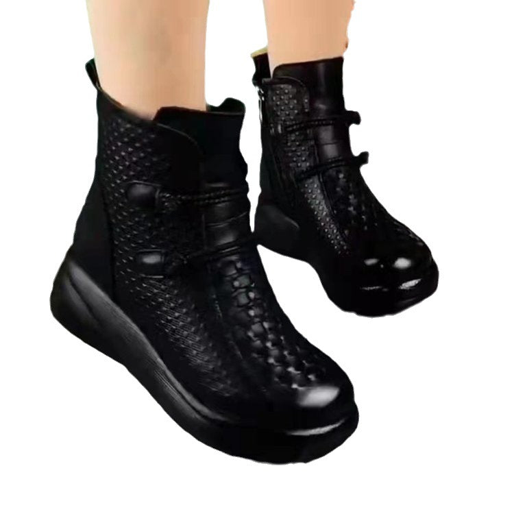 Sarah Express Fleece Lined Side Zipper Warm Boots