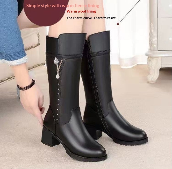 Sarah Express Fleece Lined Tall Winter Boots