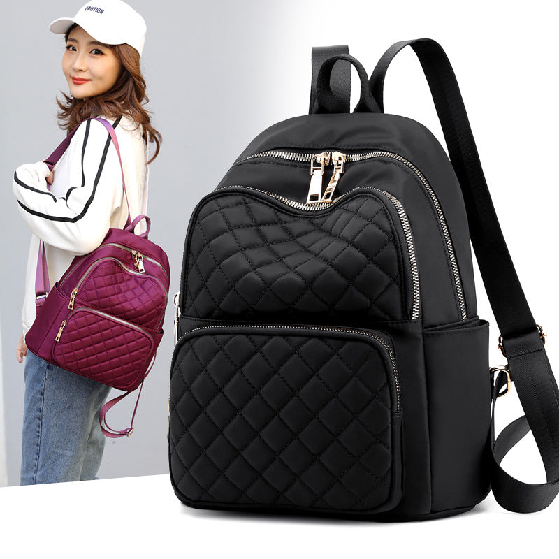 Sarah Express Quilted Nylon Casual Women Backpack