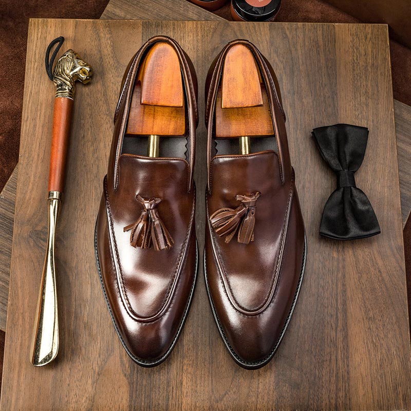 Sarah Express Men's Tassel Business Casual Loafers