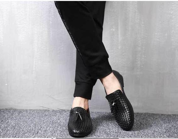 Sarah Express Woven Tassel Men Loafers