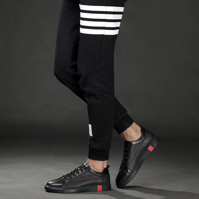 Sarah Express Plaid Pattern Lace Up Casual Sneakers