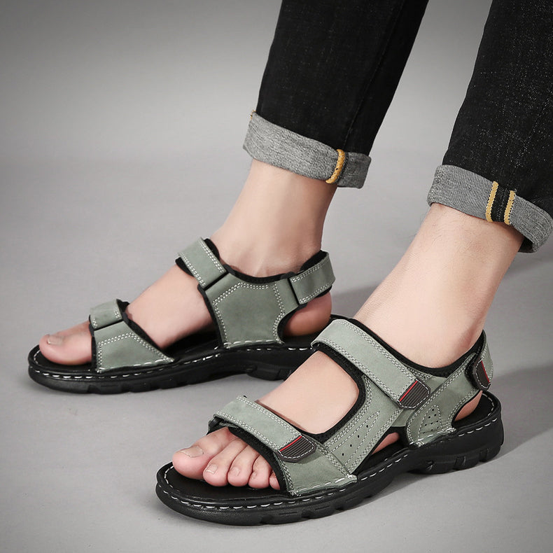 Sarah Express Men's Adjustable Velcro Outdoor Sandals