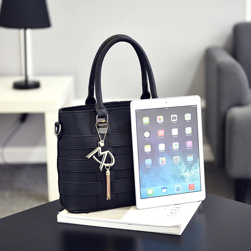 Sarah Express Structured Woven Messenger Bag