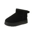 Sarah Express Women's Plush Lined Platform Snow Boots Black