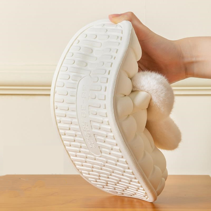 Sarah Express Unisex Rabbit Plush Washable House Slippers