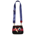 Sarah Express Embroidered Vintage Messenger Bag Black