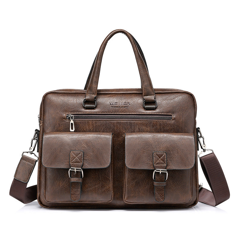Sarah Express Structured Business Handbag with Shoulder Strap