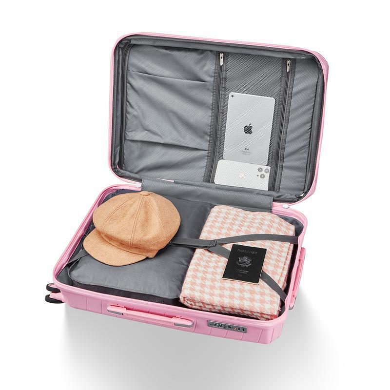 Sarah Express 4-Piece PU Leather Travel Luggage Set