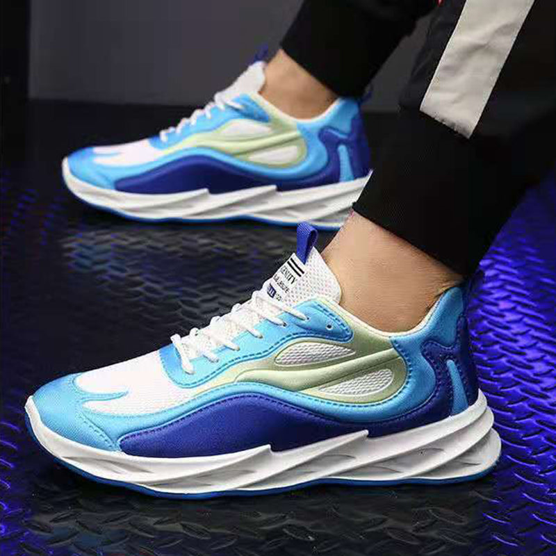 Sarah Express Men's Casual Mesh Colorblock Sneakers