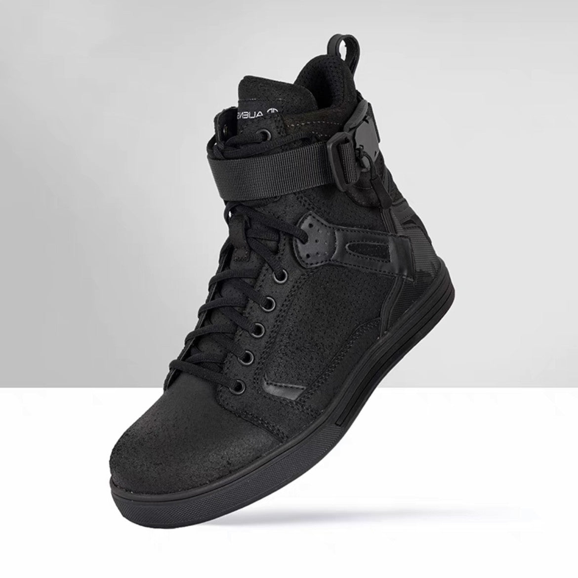 Sarah Express Snail Riding Motorcycle Boots Breathable Black samurai