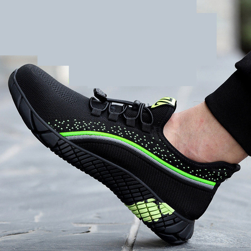 Sarah Express Breathable Low-Cut Flying Woven Safety Shoes