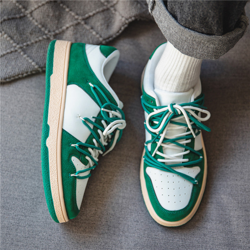 Sarah Express Men's Low-Top Lace-Up Board Sneakers