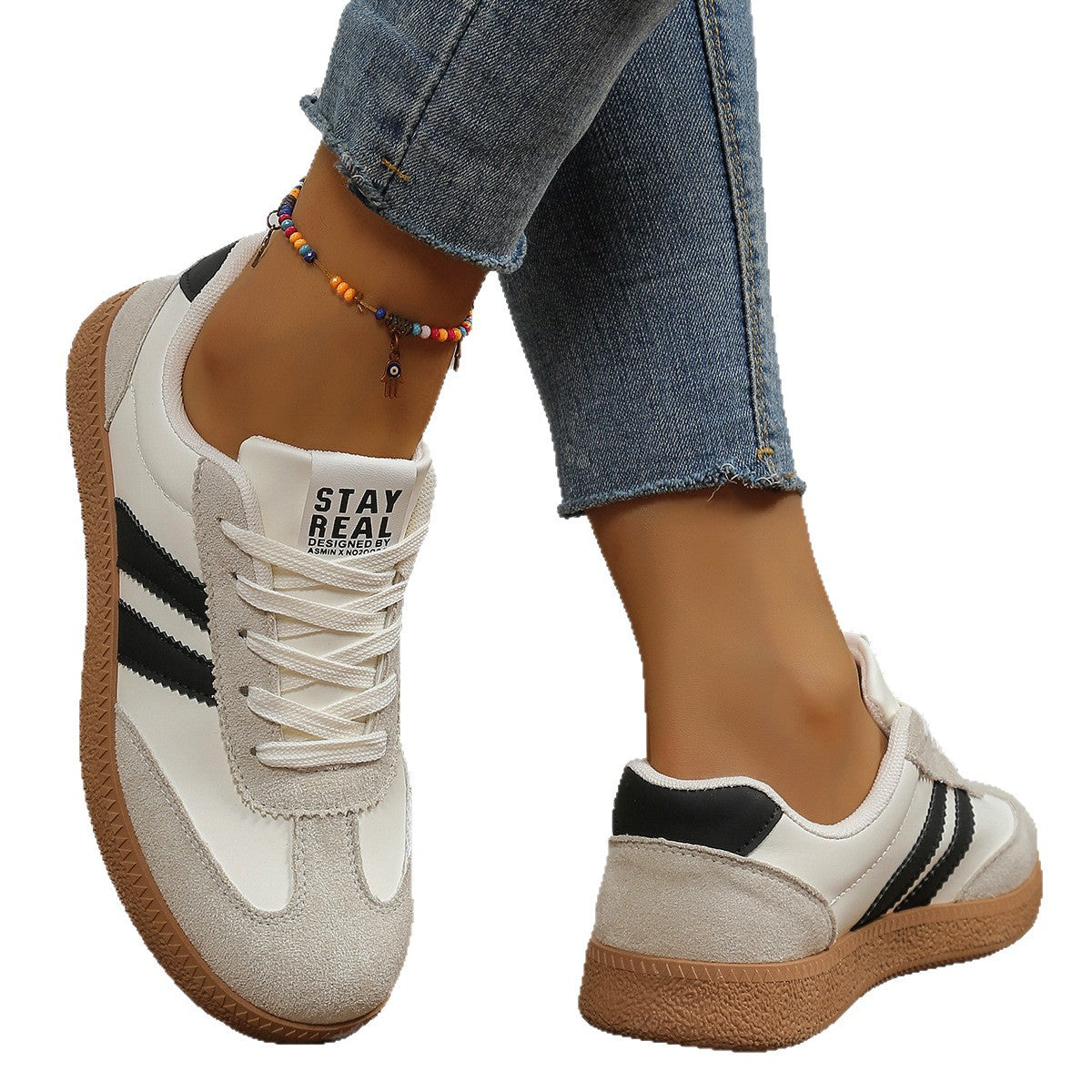 Sarah Express Women's Casual Lace-Up Athletic Sneakers
