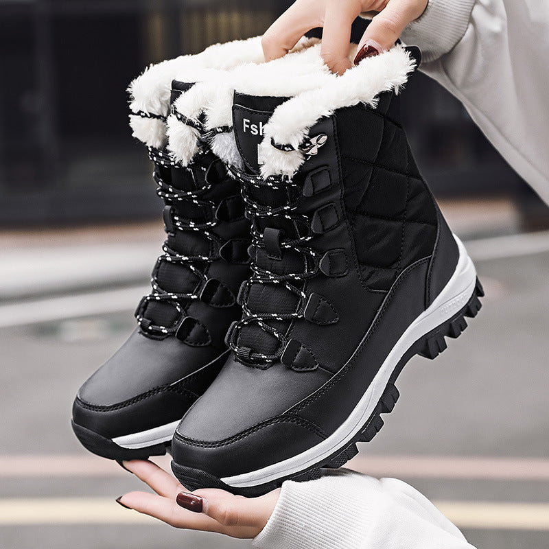 Sarah Express Women's Casual High-Top Winter Snow Boots