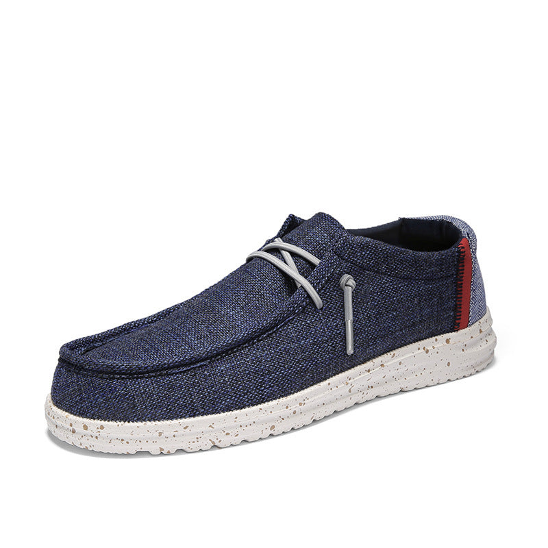 Sarah Express Lightweight Canvas Slip-On Casual Shoes Blue