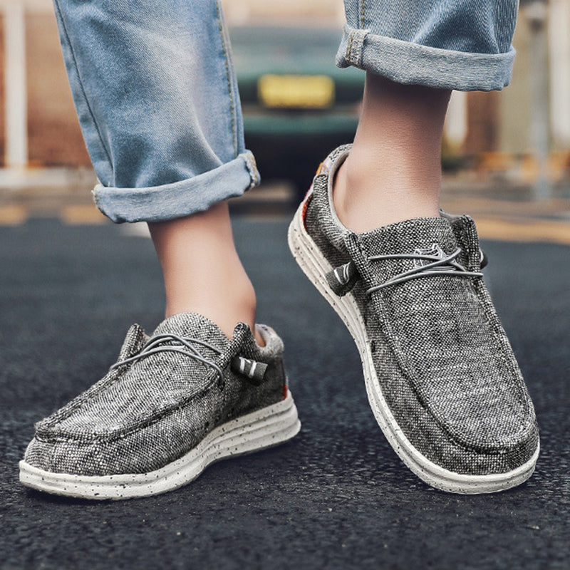Sarah Express Men's Lightweight Canvas Casual Loafers
