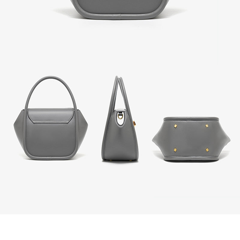Sarah Express Winged Leather Tote and Crossbody Bag