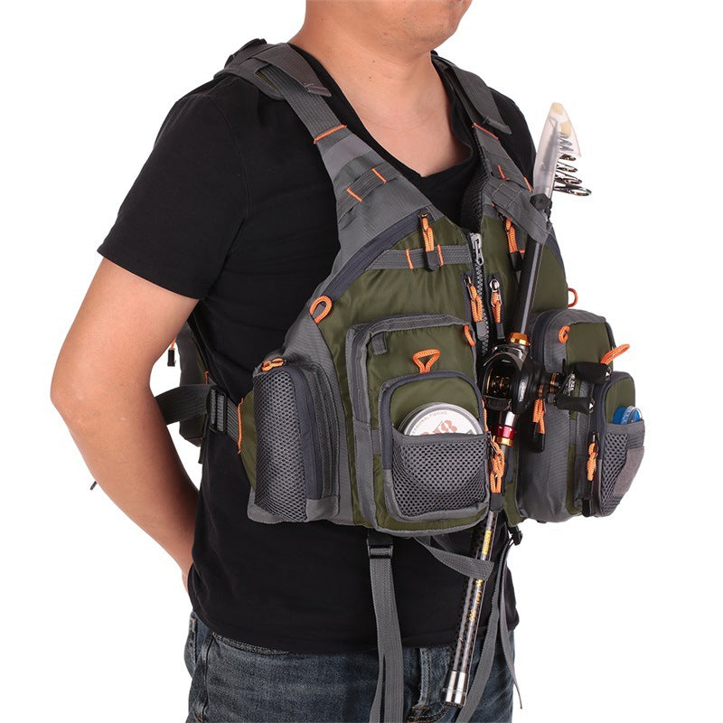 Sarah Express Breathable Multi-Pocket Fishing Life Vest