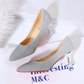 Sarah Express Gradient Pointed-Toe Stiletto Heels Grey 9cm