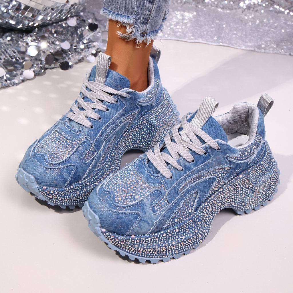 Sarah Express Women's Height-Increasing Platform Casual Sneakers