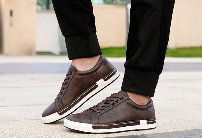 Sarah Express Handmade Men Low Top Casual Flats